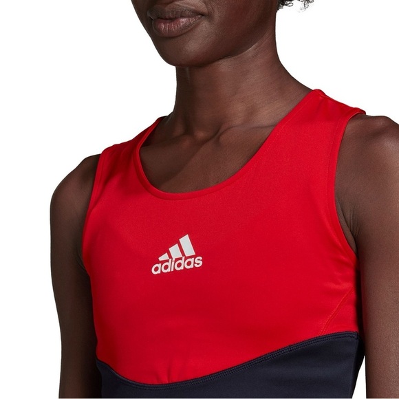Women's adidas Colorblock 3-Stripes Crop Top NWOT - Picture 3 of 6